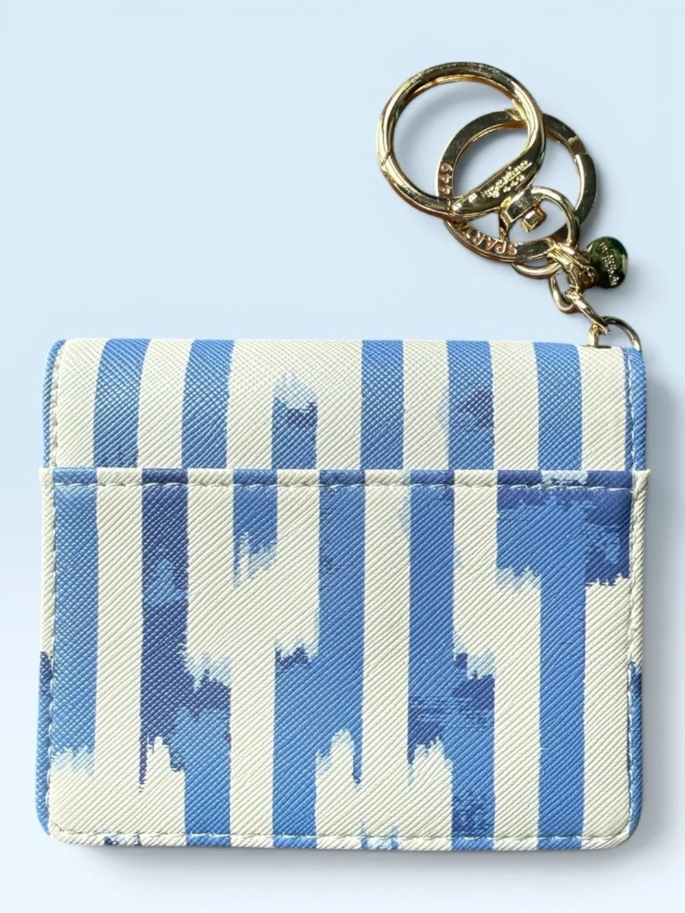 Retired Spartina 449 Oyster Alley ID/Key Snap Wallet